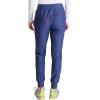 Cherokee Scrubs for Women Pant with Mid Rise Tapered Leg Drawstring Moisture Wicking Easy Care & 360° Stretch Fabric – CK092(Navy)