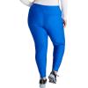 Cherokee Scrubs for Women Pant with Mid Rise Tapered Leg Drawstring Moisture Wicking Easy Care & 360° Stretch Fabric – CK092(Royal)