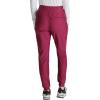 Cherokee Scrubs for Women Pant with Mid Rise Tapered Leg Drawstring Moisture Wicking Easy Care & 360° Stretch Fabric – CK092(Wine)