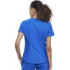 Cherokee Scrubs for Women V-Neck Top – Tuckable Contemporary Fit Top, Stretch Knit, Moisture-Wicking, Shirttail Hem – CK819(Royal)
