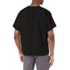Cherokee Scrubs for Women and Men Unisex V-Neck Tunic Nursing Scrub Top with Chest Pocket, Tuckable Durable Fabric – 4777(Black)