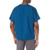 Cherokee Scrubs for Women and Men Unisex V-Neck Tunic Nursing Scrub Top with Chest Pocket, Tuckable Durable Fabric – 4777(Caribbean Blue)