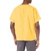 Cherokee Scrubs for Women and Men Unisex V-Neck Tunic Nursing Scrub Top with Chest Pocket, Tuckable Durable Fabric – 4777(Dandelion)