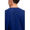 Cherokee Scrubs for Women and Men Unisex V-Neck Tunic Nursing Scrub Top with Chest Pocket, Tuckable Durable Fabric – 4777(Galaxy Blue)