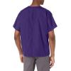 Cherokee Scrubs for Women and Men Unisex V-Neck Tunic Nursing Scrub Top with Chest Pocket, Tuckable Durable Fabric – 4777(Grape)