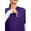 Cherokee Scrubs for Women and Men Unisex V-Neck Tunic Nursing Scrub Top with Chest Pocket, Tuckable Durable Fabric – 4777(Grape)