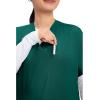 Cherokee Scrubs for Women and Men Unisex V-Neck Tunic Nursing Scrub Top with Chest Pocket, Tuckable Durable Fabric – 4777(Hunter)
