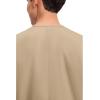 Cherokee Scrubs for Women and Men Unisex V-Neck Tunic Nursing Scrub Top with Chest Pocket, Tuckable Durable Fabric – 4777(Khaki)