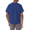 Cherokee Scrubs for Women and Men Unisex V-Neck Tunic Nursing Scrub Top with Chest Pocket, Tuckable Durable Fabric – 4777(Navy)