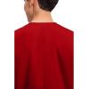 Cherokee Scrubs for Women and Men Unisex V-Neck Tunic Nursing Scrub Top with Chest Pocket, Tuckable Durable Fabric – 4777(Red)