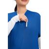 Cherokee Scrubs for Women and Men Unisex V-Neck Tunic Nursing Scrub Top with Chest Pocket, Tuckable Durable Fabric – 4777(Royal)