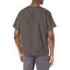 Cherokee Scrubs for Women and Men Unisex V-Neck Tunic Nursing Scrub Top with Chest Pocket, Tuckable Durable Fabric – 4777(Taupe)