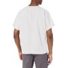 Cherokee Scrubs for Women and Men Unisex V-Neck Tunic Nursing Scrub Top with Chest Pocket, Tuckable Durable Fabric – 4777(White)