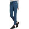 Cherokee Statement Women Scrubs Pant Mid Rise Tapered Leg Drawstring CK055(Caribbean Blue)