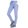 Cherokee Statement Women Scrubs Pant Mid Rise Tapered Leg Drawstring CK055(Ciel Blue)