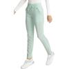 Cherokee Statement Women Scrubs Pant Mid Rise Tapered Leg Drawstring CK055(Minty Meadow)