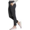 Cherokee Statement Women Scrubs Pant Mid Rise Tapered Leg Drawstring CK055(Pewter)