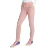Cherokee Statement Women Scrubs Pant Mid Rise Tapered Leg Drawstring CK055(Rose Petal)
