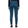 Cherokee Statement Women Scrubs Pant Mid Rise Tapered Leg Pull-on CK175(Caribbean Blue)