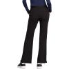 Cherokee Statement Women Scrubs Pant Natural Rise Flare Leg CK060(Black)