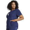 Cherokee Statement Women Scrubs Top Zip Front CK931(Navy)