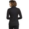 Cherokee Statement Women Warm Up Scrubs Jacket Zip Front CK365(Black)