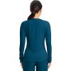 Cherokee Underscrub Long Sleeve Women’s Knit Tee Nursing Underscrubs Crew Neck Layering Top for Women – CK773(Caribbean Blue)