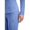 Cherokee Underscrub Long Sleeve Women’s Knit Tee Nursing Underscrubs Crew Neck Layering Top for Women – CK773(Ciel Blue)