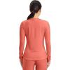 Cherokee Underscrub Long Sleeve Women’s Knit Tee Nursing Underscrubs Crew Neck Layering Top for Women – CK773(Coral Rush)