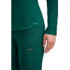 Cherokee Underscrub Long Sleeve Women’s Knit Tee Nursing Underscrubs Crew Neck Layering Top for Women – CK773(Hunter Green)
