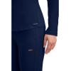 Cherokee Underscrub Long Sleeve Women’s Knit Tee Nursing Underscrubs Crew Neck Layering Top for Women – CK773(Navy)