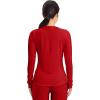 Cherokee Underscrub Long Sleeve Women’s Knit Tee Nursing Underscrubs Crew Neck Layering Top for Women – CK773(Red)