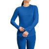 Cherokee Underscrub Long Sleeve Women’s Knit Tee Nursing Underscrubs Crew Neck Layering Top for Women – CK773(Royal)