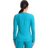 Cherokee Underscrub Long Sleeve Women’s Knit Tee Nursing Underscrubs Crew Neck Layering Top for Women – CK773(Turquoise)
