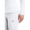 Cherokee Underscrub Long Sleeve Women’s Knit Tee Nursing Underscrubs Crew Neck Layering Top for Women – CK773(White)
