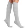 Cherokee Unisex Knee High Compression Socks 15–20 mmHg, Arch Support, Moisture-Wicking, 1 Pair – LXSUPPORT(Alloy)