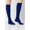 Cherokee Unisex Knee High Compression Socks 15–20 mmHg, Arch Support, Moisture-Wicking, 1 Pair – LXSUPPORT(Navy)