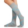 Cherokee Unisex Knee High Compression Socks 15–20 mmHg, Arch Support, Moisture-Wicking, 1 Pair – LXSUPPORT(Twisted Turquoise)