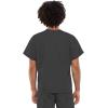 Cherokee Unisex Scrub Set for Men & Women, V-Neck Top & Drawstring Cargo Pant, Easy Care & Fade Resistant – CK00044C(Pewter)