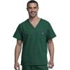 Cherokee V-Neck Men’s Scrub Top with Chest Pocket, Durable, Fade Resistant and Easy Care(Hunter)