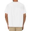 Cherokee V-Neck Men’s Scrub Top with Chest Pocket, Durable, Fade Resistant and Easy Care(White)
