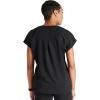 Cherokee V-Neck Women’s Scrub Top with Dolman Sleeves & High-Low Shirttail Hem for Comfort – CK836A(Black)