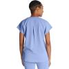 Cherokee V-Neck Women’s Scrub Top with Dolman Sleeves & High-Low Shirttail Hem for Comfort – CK836A(Blissful Sky)