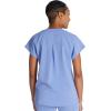 Cherokee V-Neck Women’s Scrub Top with Dolman Sleeves & High-Low Shirttail Hem for Comfort – CK836A(Ciel)