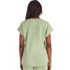 Cherokee V-Neck Women’s Scrub Top with Dolman Sleeves & High-Low Shirttail Hem for Comfort – CK836A(Cool Cucumber)