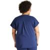 Cherokee V-Neck Women’s Scrub Top with Dolman Sleeves & High-Low Shirttail Hem for Comfort – CK836A(Navy)