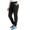 Cherokee Women Mid-Rise Pull-On Scrub Jogger Pant with 4 Pockets and Elastic Jogger Waist – CK138A(Black)