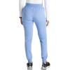 Cherokee Women Mid-Rise Pull-On Scrub Jogger Pant with 4 Pockets and Elastic Jogger Waist – CK138A(Ciel)