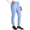Cherokee Women Mid-Rise Pull-On Scrub Jogger Pant with 4 Pockets and Elastic Jogger Waist – CK138A(Ciel)