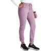 Cherokee Women Mid-Rise Pull-On Scrub Jogger Pant with 4 Pockets and Elastic Jogger Waist – CK138A(Mauve Haze)